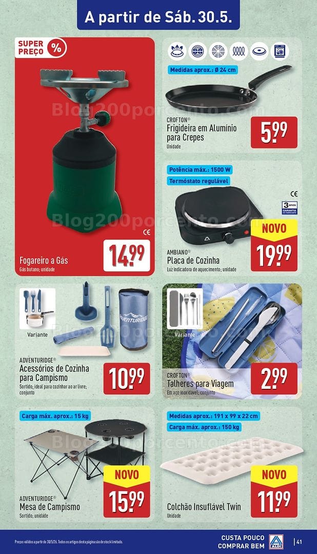 Antevisão Folheto ALDI Promoções de 25 a 31 maio